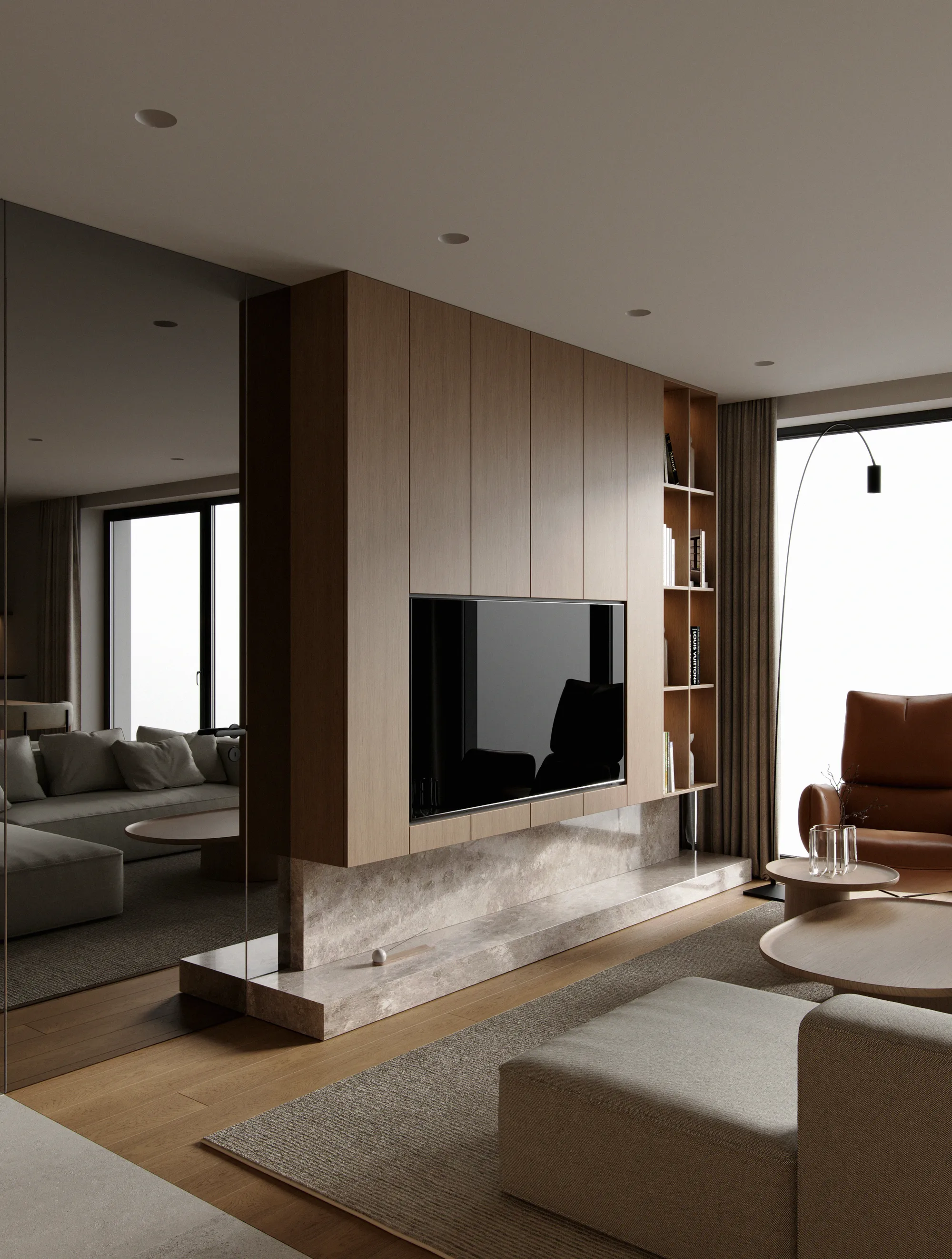 Lyja apartment interior by Ishoro in Kaunas, Lithuania